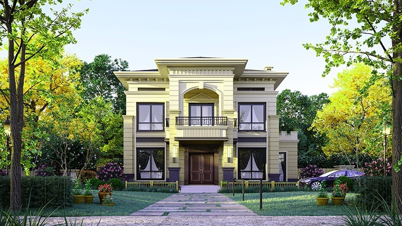 曲靖中式合院住宅，开放庭院与邻里乡亲更亲近